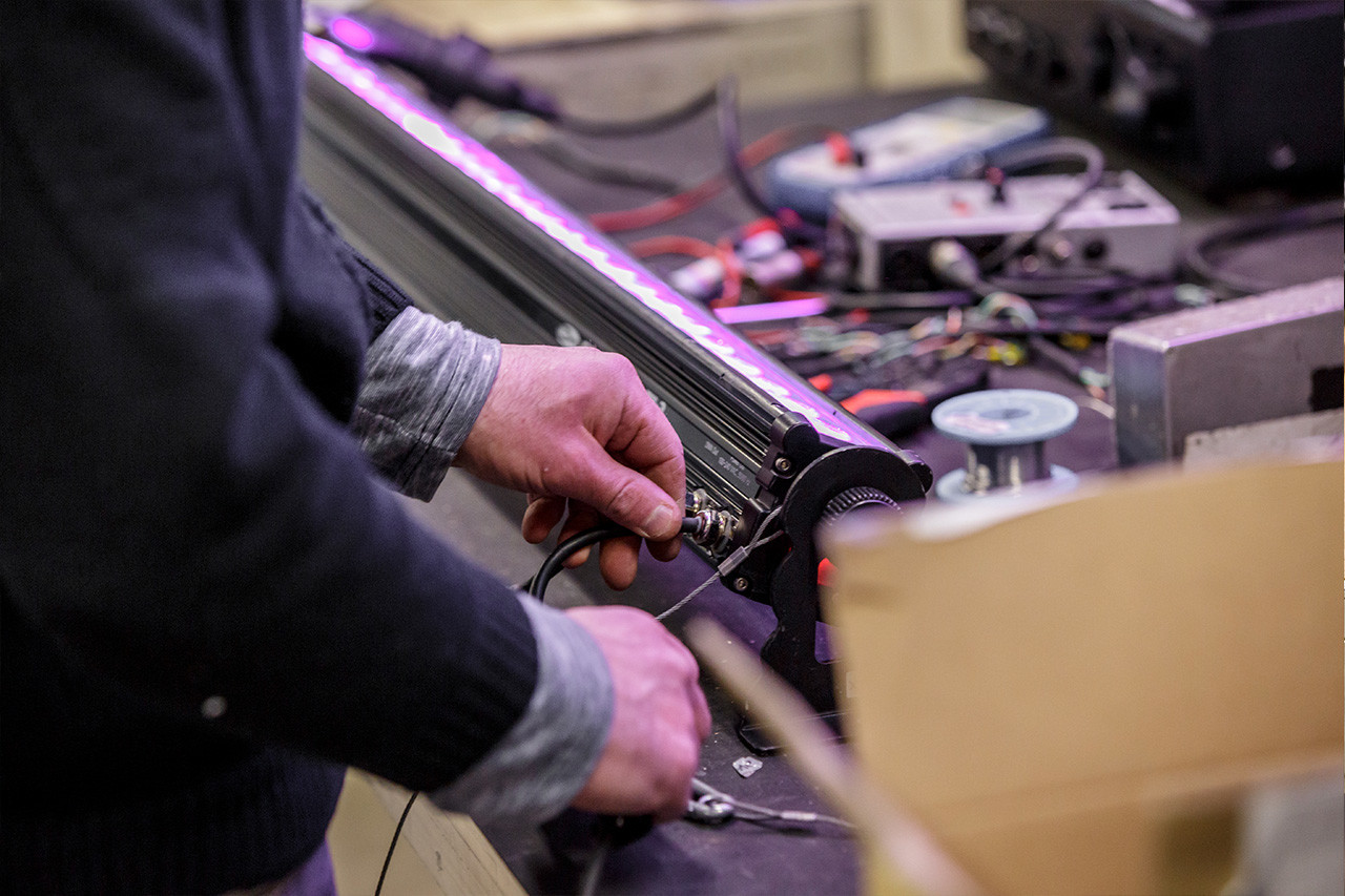 Repair of led strip at apex repair centre